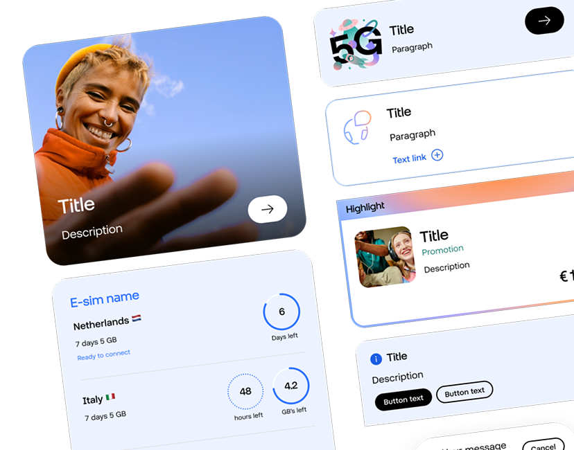 Odido design system preview